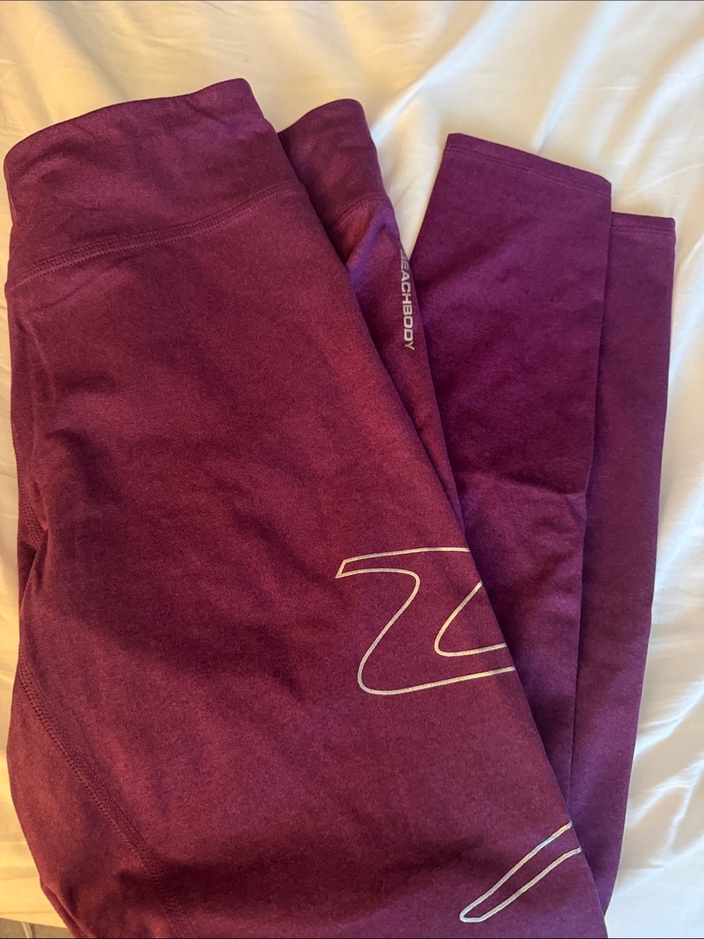 Beachbody Girls Plum Purple Workout Leggings